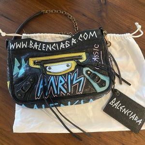 Balenciaga Graffiti City Bag